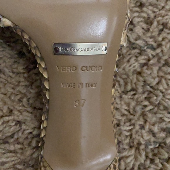 Dolce & Gabbana Size 7 Sandals - Picture 4 of 8